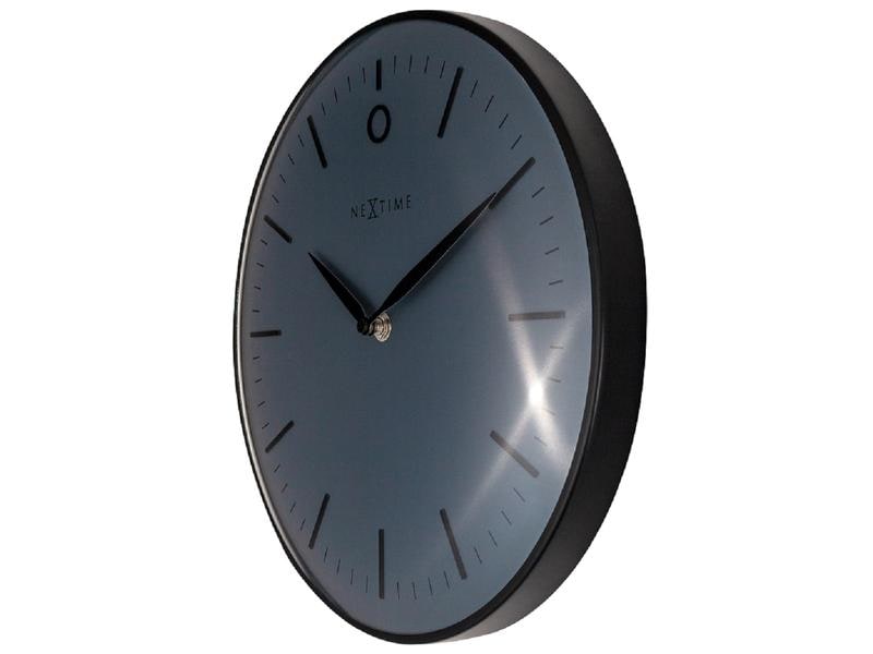 NeXtime Wanduhr Small Glamour 30 Ø, Schwarz/Weiss