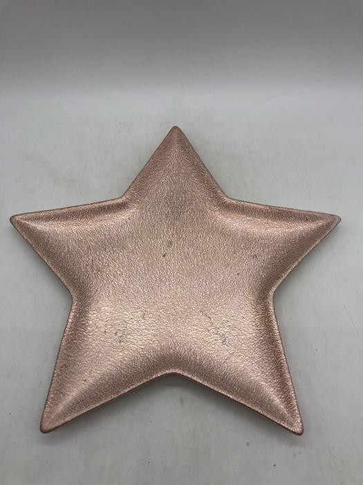Deko Schale Stern
aus Keramik
Farbe: Kupfer
D:18cm x H:2cm