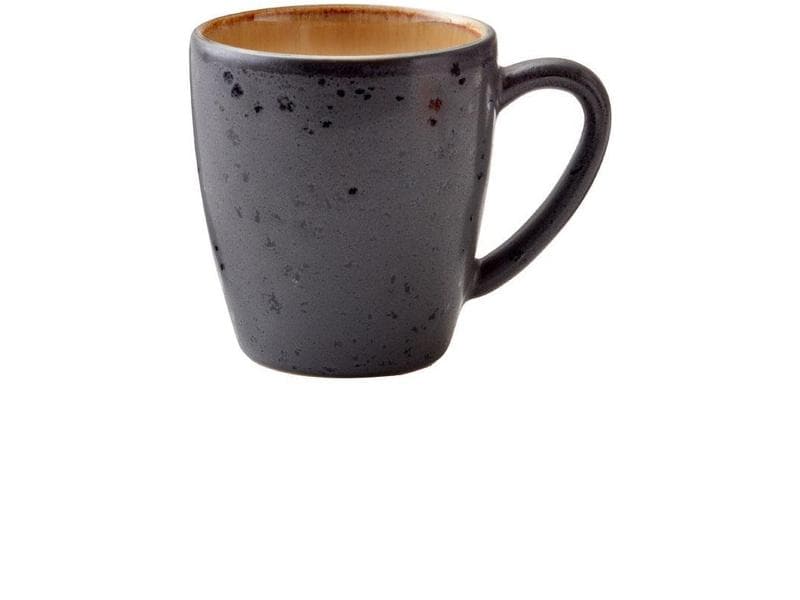 Bitz tazze da caffè 190 ml, confezione da 6, nero/ambra