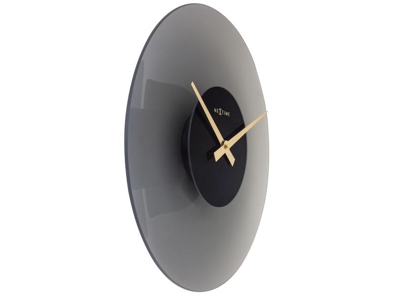 NeXtime Wanduhr Float Ø 40 cm, Grau