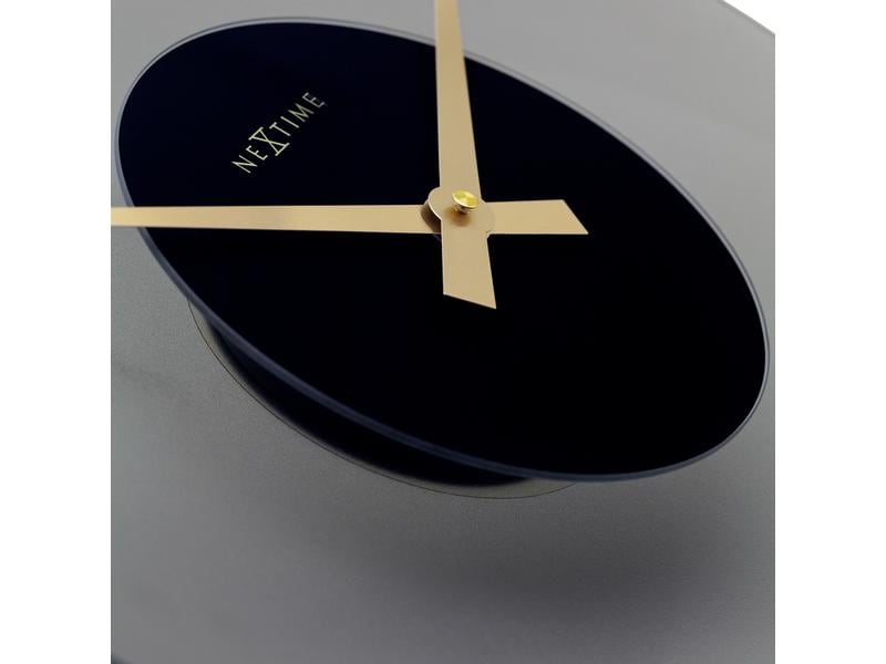 NeXtime Wanduhr Float Ø 40 cm, Grau
