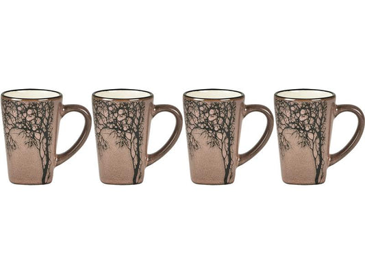 Villa Collection Tasse à expresso Hela 100 ml, lot de 4, rose foncé