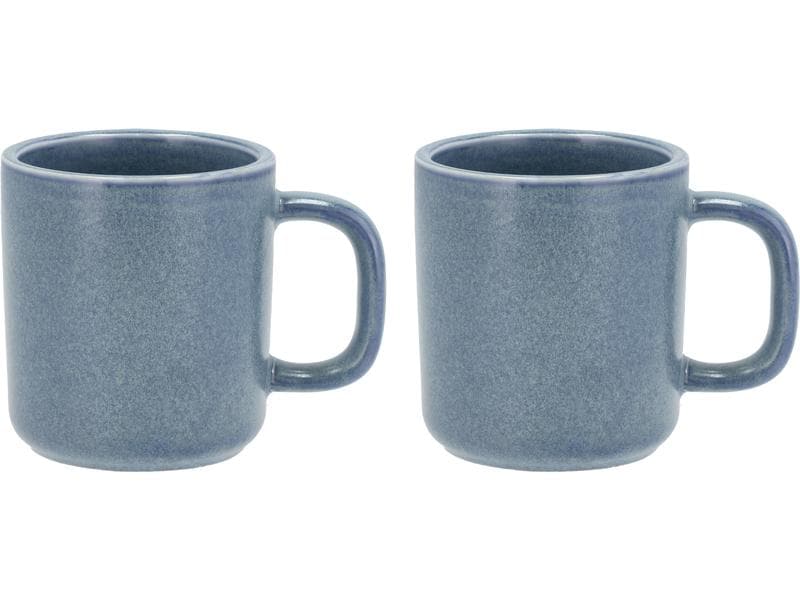 Tazza da caffè Villa Collection Fjord 250 ml, set da 2, blu