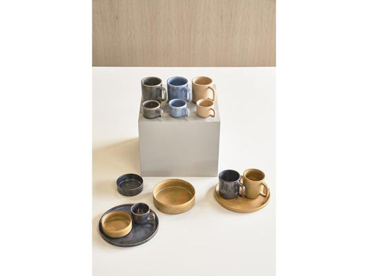 Villa Collection Tasse à Café Fjord 250 ml, Lot de 2, Noir