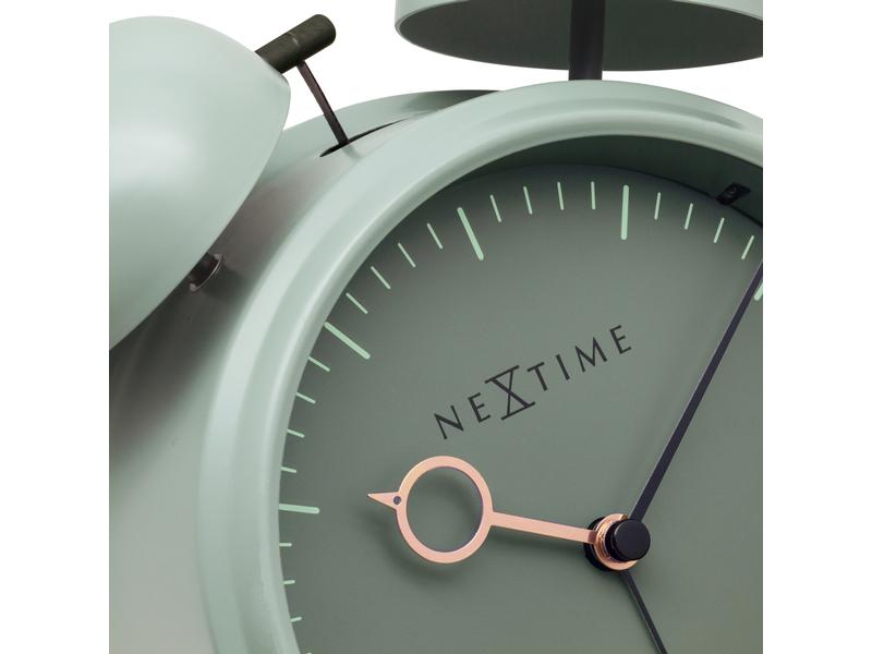 NeXtime Réveil Classique Golden Hour Sarcelle