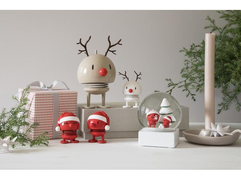 Palla di neve Hoptimist Bumble Santa L 11,5 cm, vetro