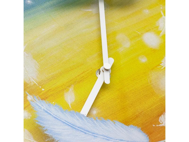 NeXtime horloge murale Plumes multicolore