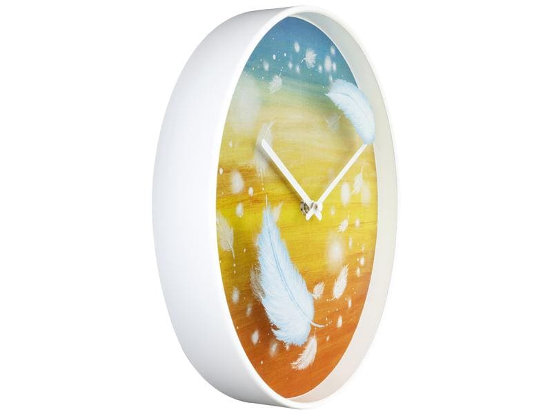 NeXtime horloge murale Plumes multicolore