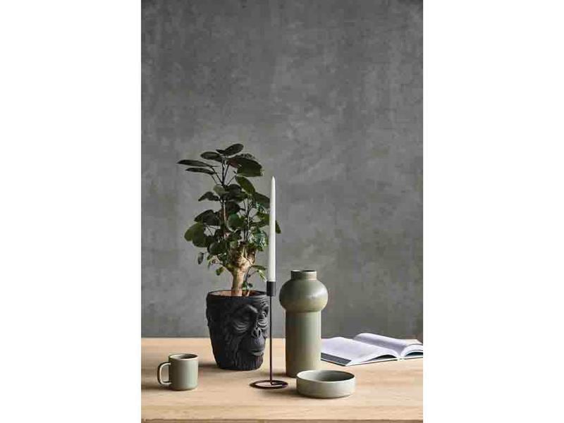 Villa Collection Kerzenständer Amat 28.5 cm, Schwarz