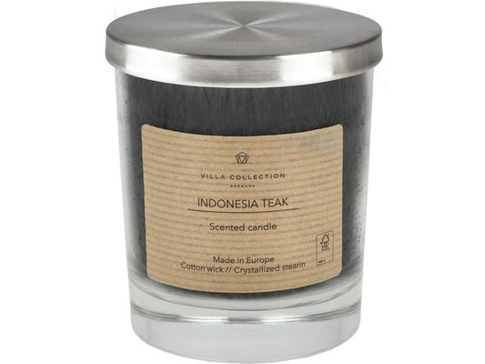 Villa Collection bougie parfumée Kras Teck d'Indonésie 8,5 x 10 cm