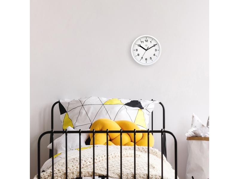 NeXtime Wanduhr Easy Small Weiss