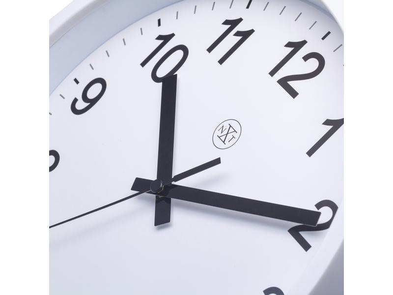 NeXtime Wanduhr Robust Weiss
