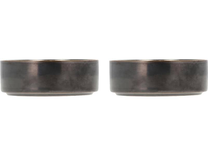 Villa Collection Schale Fjord 10 cm, 2 Stück, Schwarz