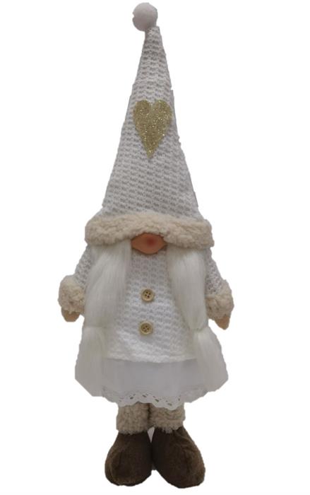 Gnomo decorativo Babbo Natale
ragazza in piedi
L:17 cm L:23 cm A:57 cm