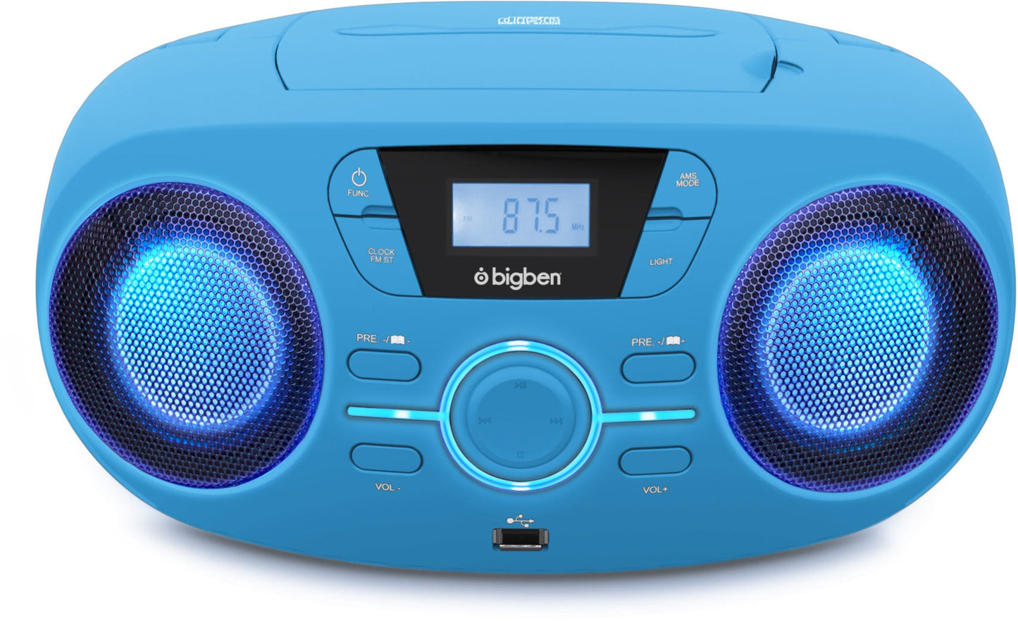 Tragbares CD/Radio CD61 USB - blue