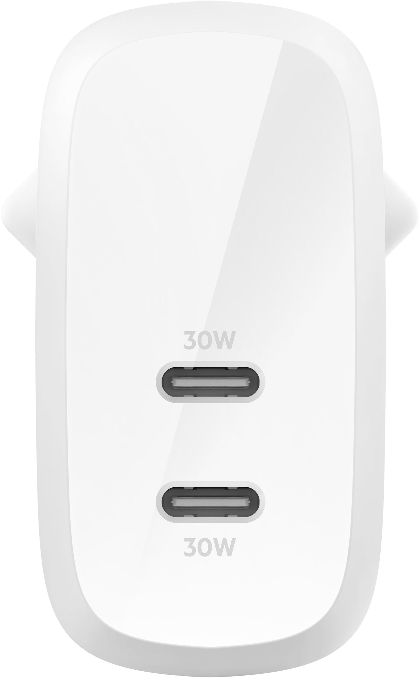 Belkin Dual USB-C Charger 60W - white