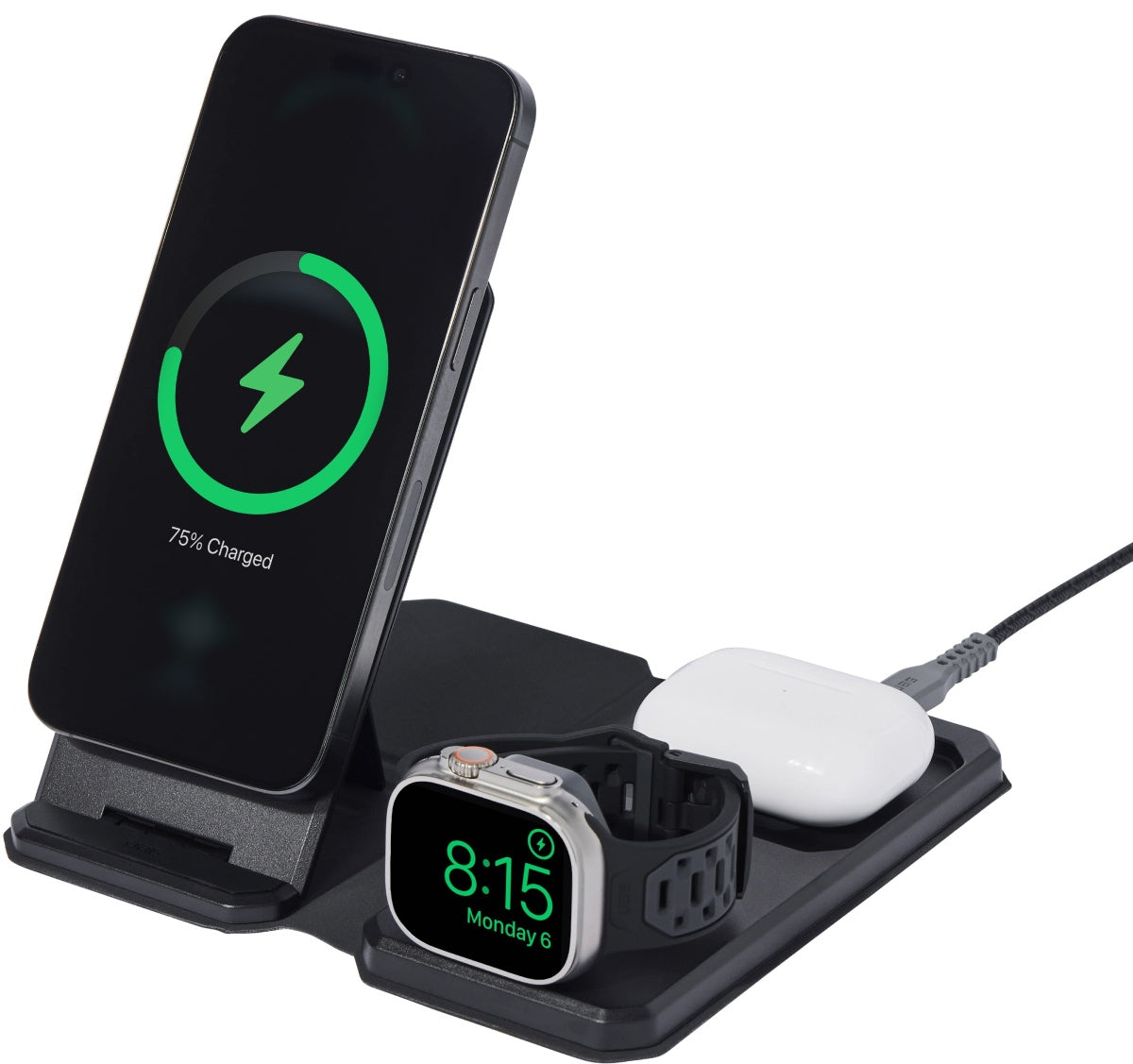 UAG 3in1 Travel Charger/Power Supply - black/grey