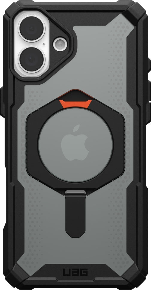 UAG Plasma XTE Magsafe Case - iPhone 16 Plus - black/orange