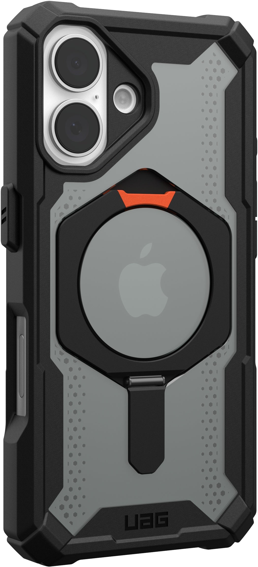 UAG Plasma XTE Magsafe Case - iPhone 16 - black/orange