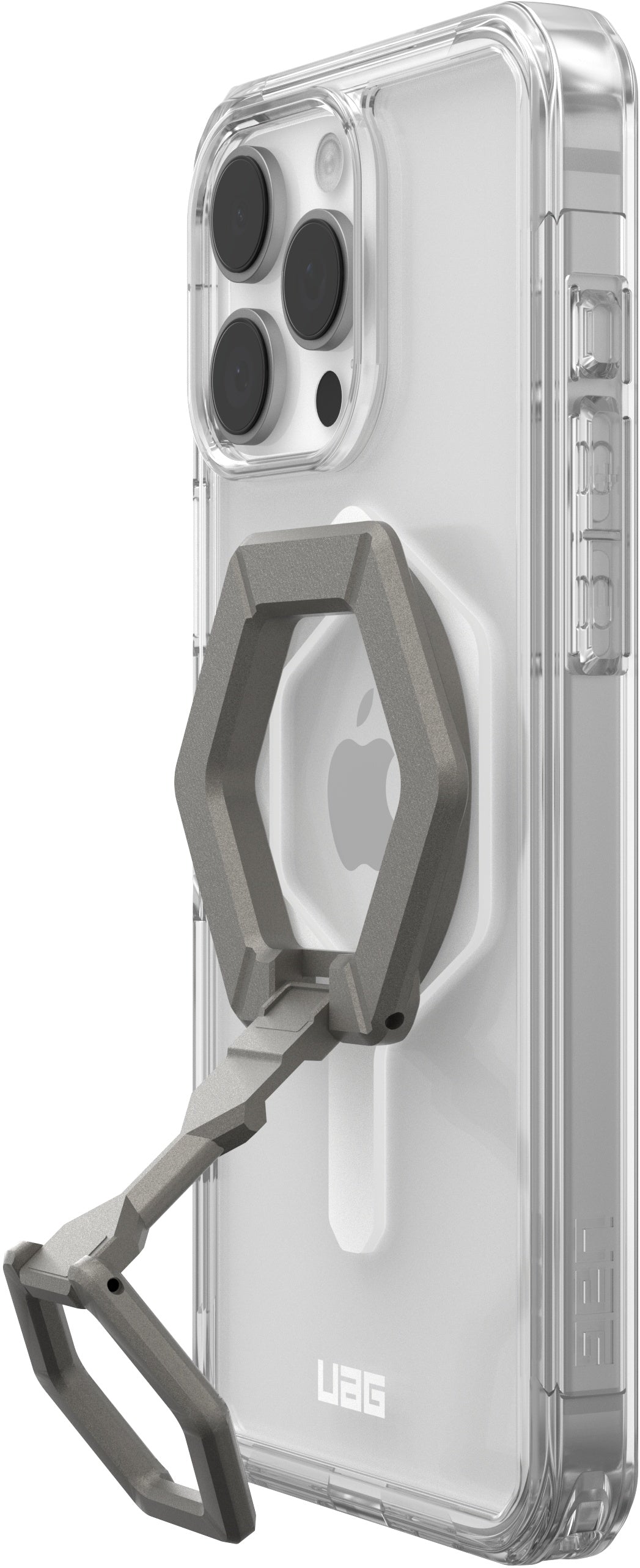 UAG Plyo Magsafe Case + Stand - iPhone 16 Pro Max - ice white/titanium
