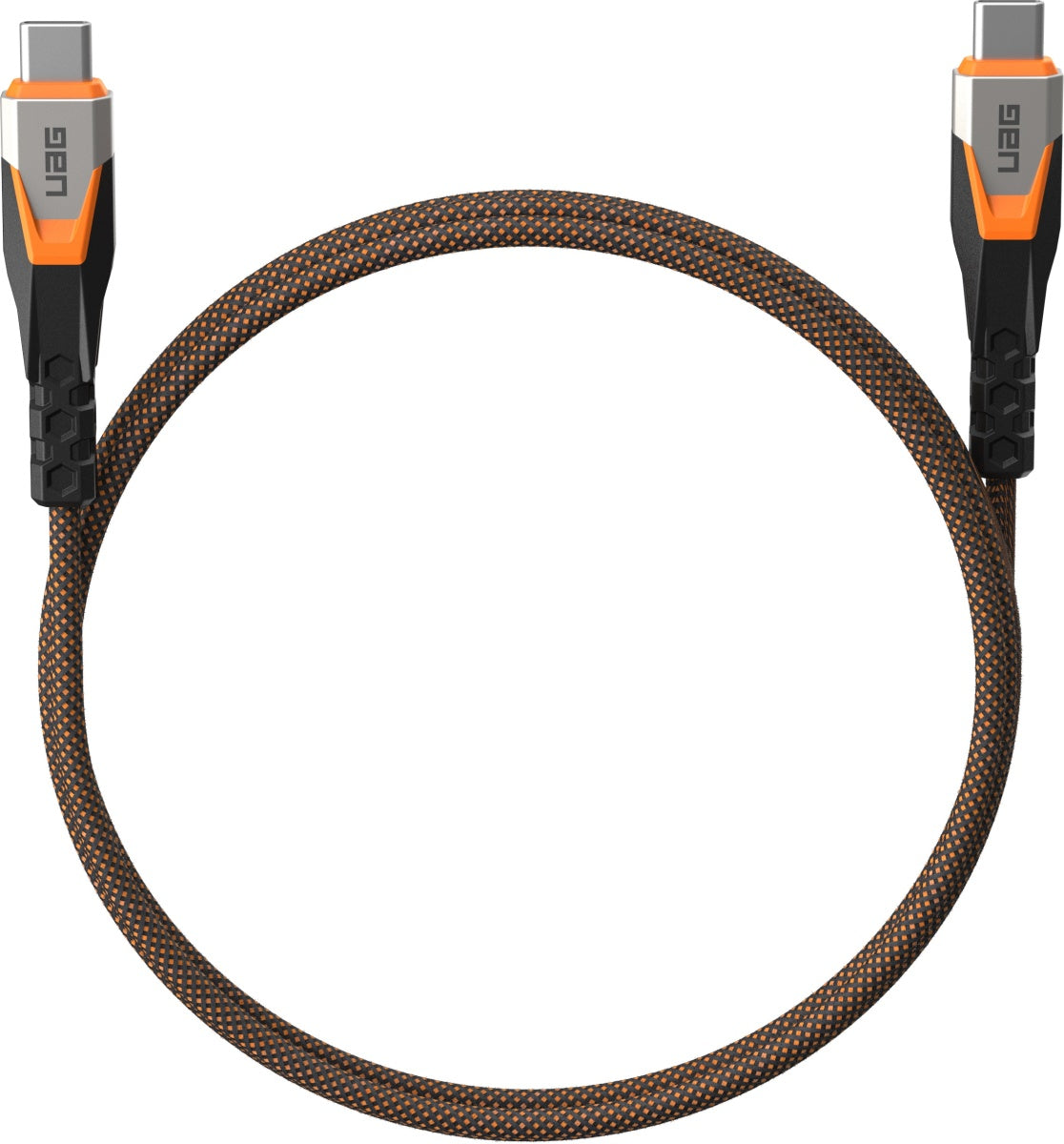 UAG SRGE 3.2 USB-C 20Gbps 240W Cable - 75cm - black/orange