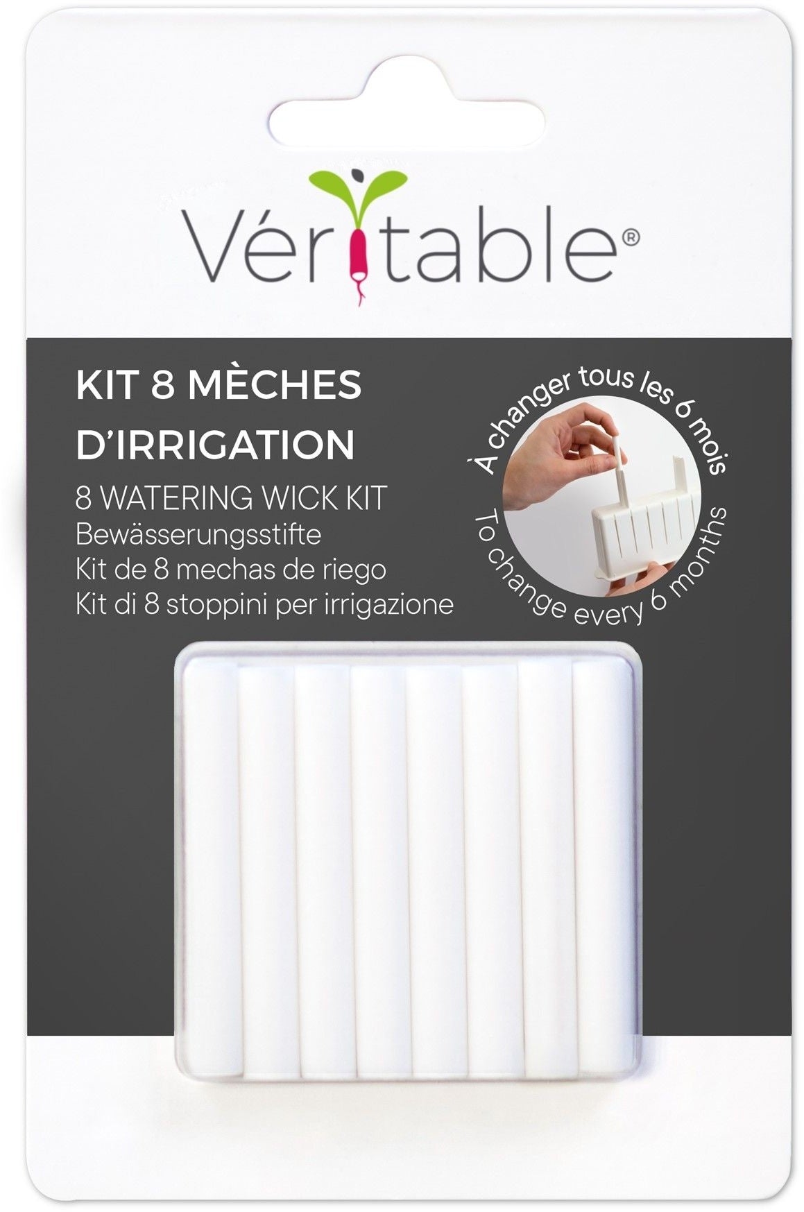 Véritable 8 irrigation wick set