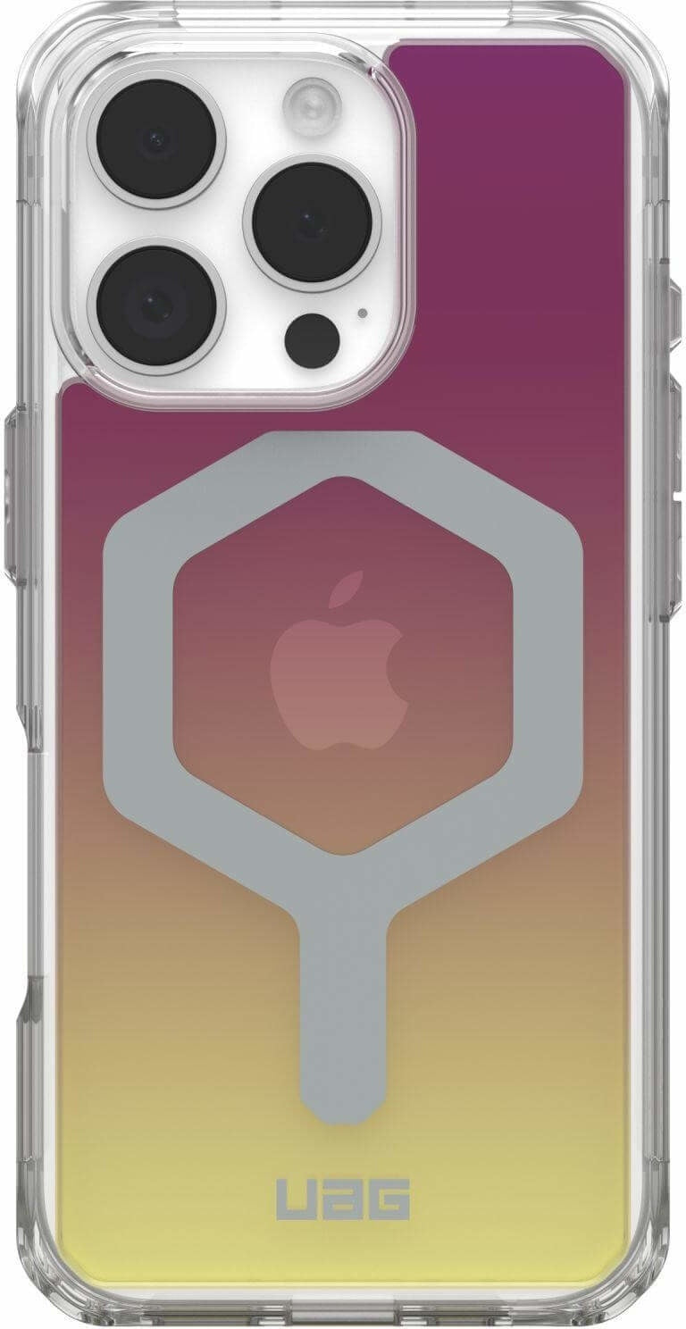 UAG Plyo Magsafe Case - iPhone 16 Pro - maroon/yellow ombré