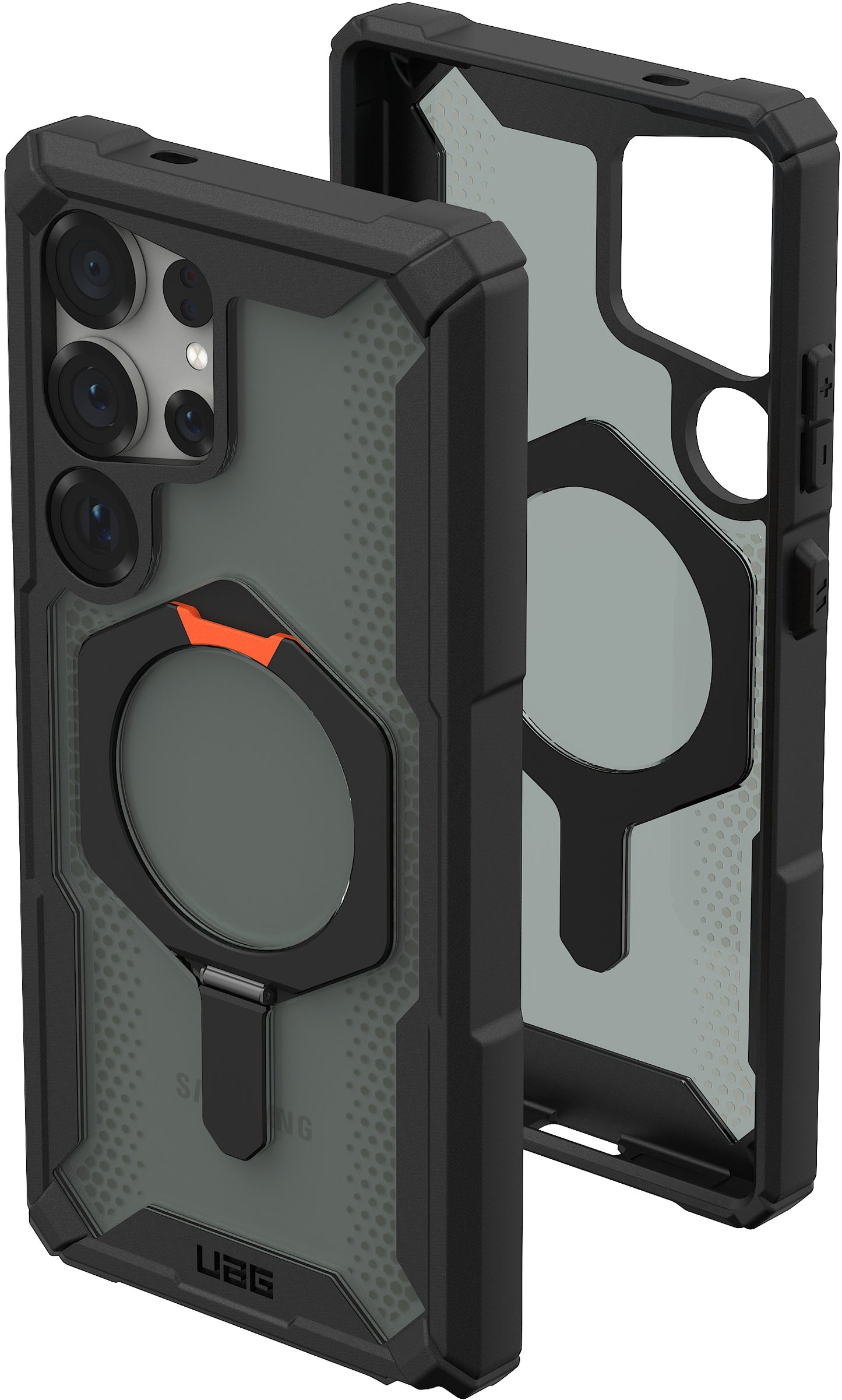 UAG Plasma XTE Case with Magnet - Samsung Galaxy S25 Ultra - black/orange