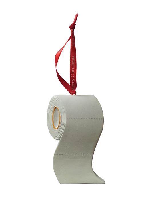 Cintre XMAS Rouleau de papier toilette Covid
Taille: 8,5 cm x 5,5 cm x 0,8 cm
en polyrésine