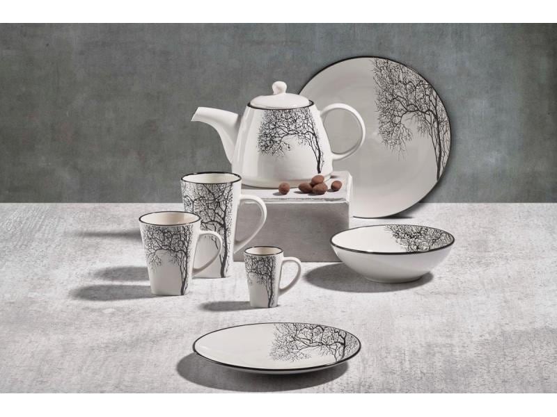 Collezione Villa Tazzina da caffè Hela 100 ml, set da 4, grigia