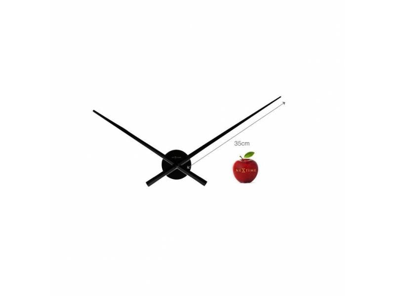 NeXtime Wanduhr Hands Ø 70 cm Schwarz