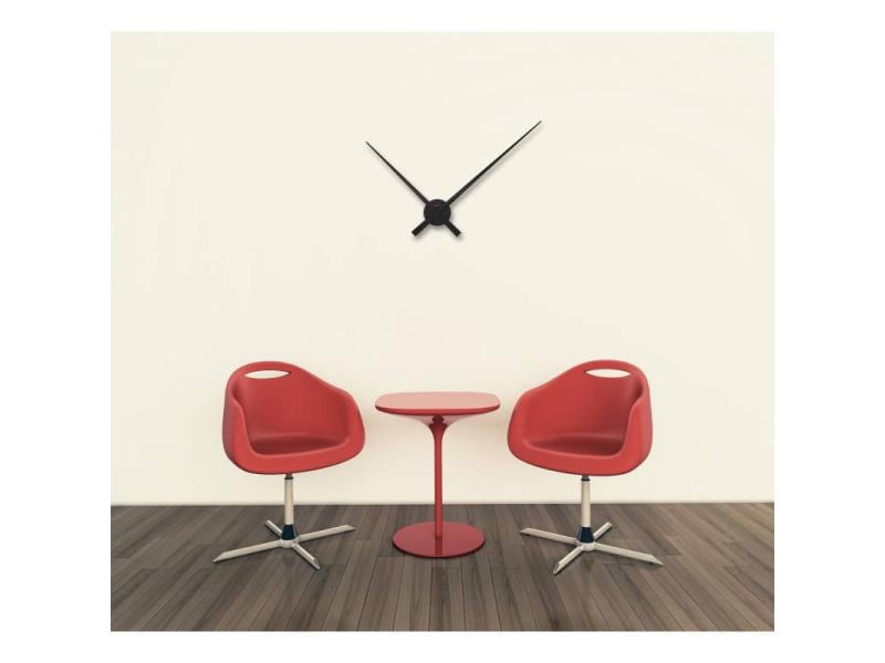 NeXtime Wanduhr Hands Ø 85 cm Schwarz