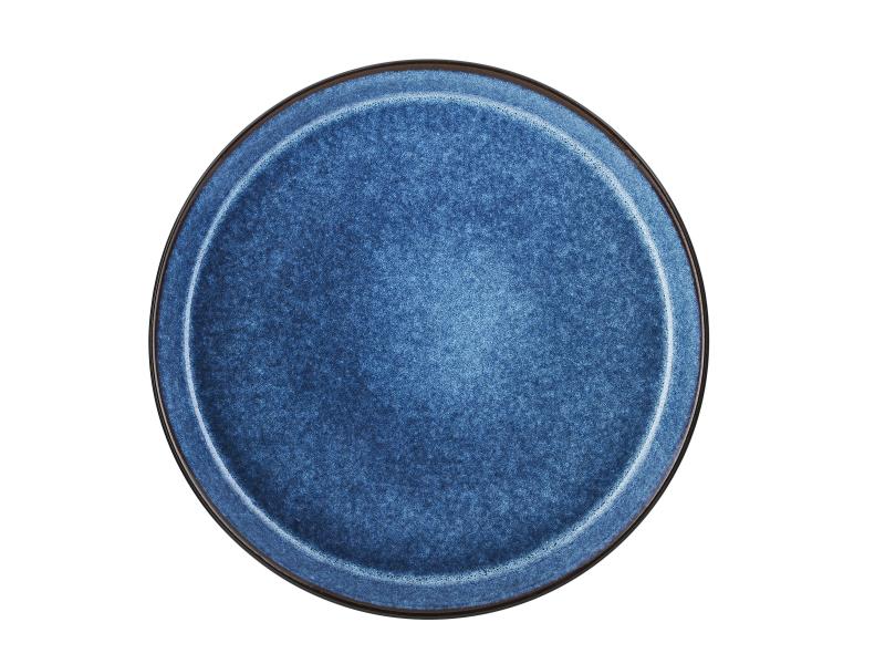 Bitz Speiseteller Ø 27 cm, 6 Stück, Schwarz/Dunkelblau