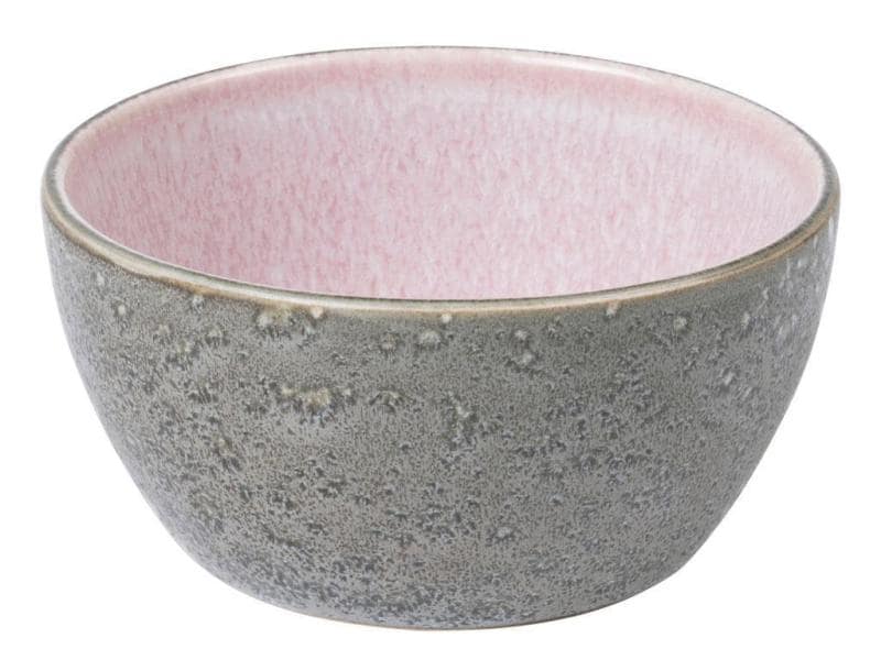 Bitz Snackschale 12 cm, 4 Stück, Grau/Hellpink
