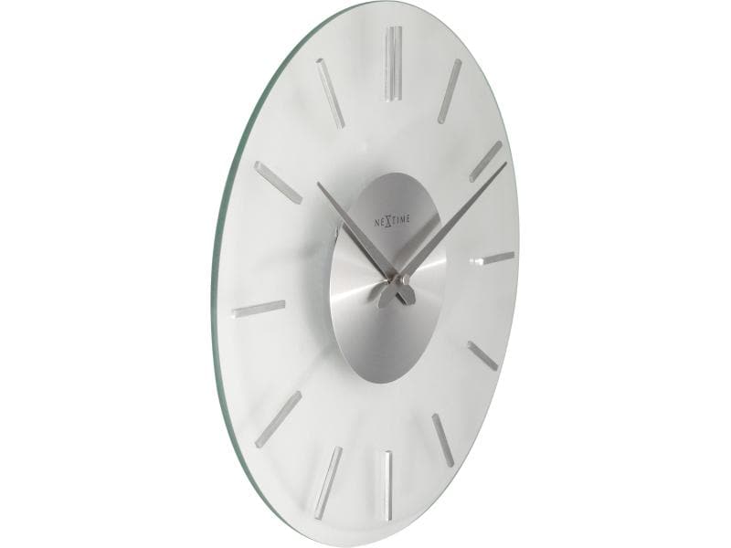 NeXtime horloge murale Stripe 2632 Ø 31 cm transparente