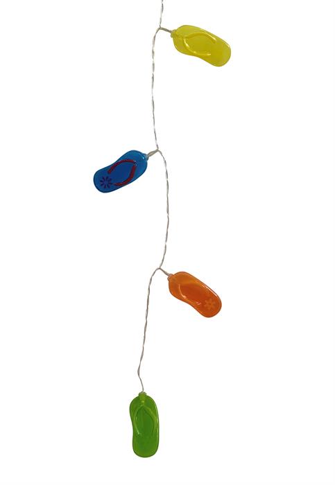 Guirlande lumineuse LED avec tongs
L:165cm avec 10 LED