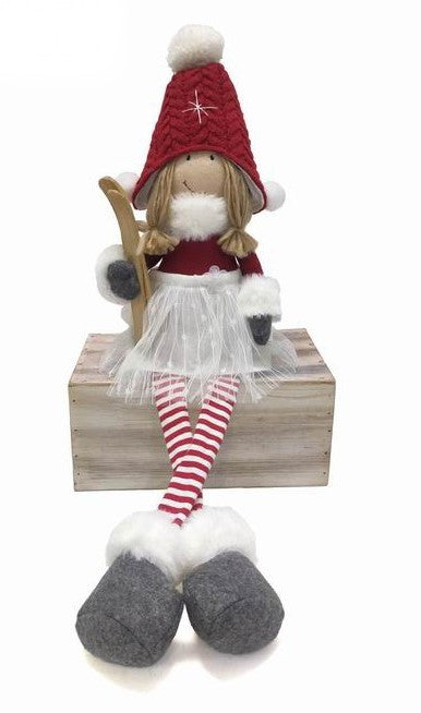 Deko Figur Mädchen mit Ski
Kantenhocker
H60cm