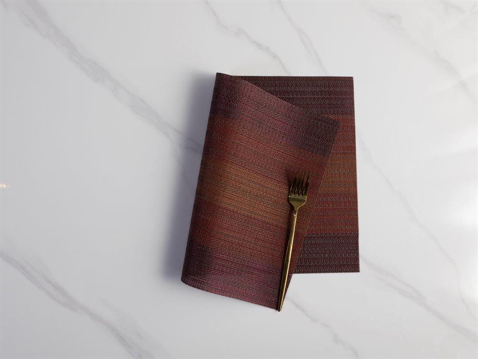 Tischset Oriental rot 45x30cm
beidseitig verwendbar