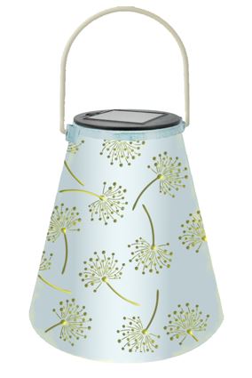 LED Solar Laterne Metall
Farbe: Silber Gold
26x26x21cm