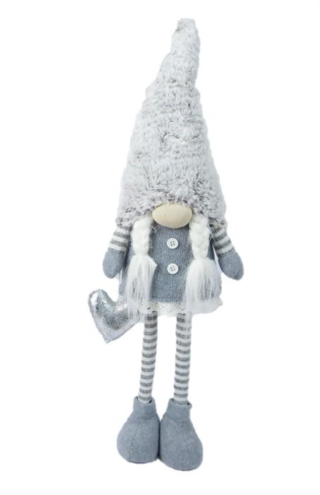 Gnomo decorativo Santa ragazza
Colore in piedi: Bianco/Grigio
L6 cm x L17 cm x A 66 cm