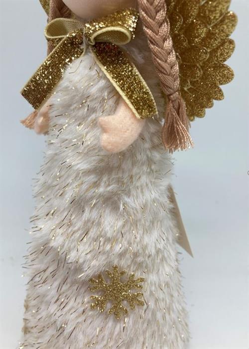 Deko Engel stehend weiss
Grösse: 8x7x21cm
mit brauner Strickmütze