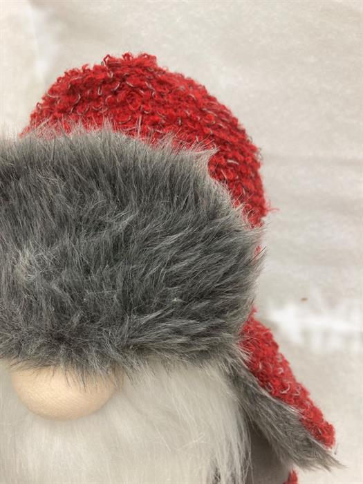 Gnome décoratif Père Noël debout
Couleur : rouge, gris
L19cm x L29cm x H44cm