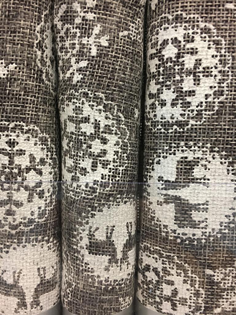 Tischset 5-teilig - 4 Tischsets plus 1 Tischläufer - grau