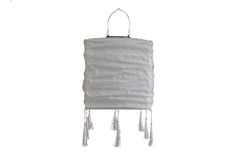 LED Solar Outdoor Lampion
Weiss Quadratisch
L:20cm B:20cm H:23cm