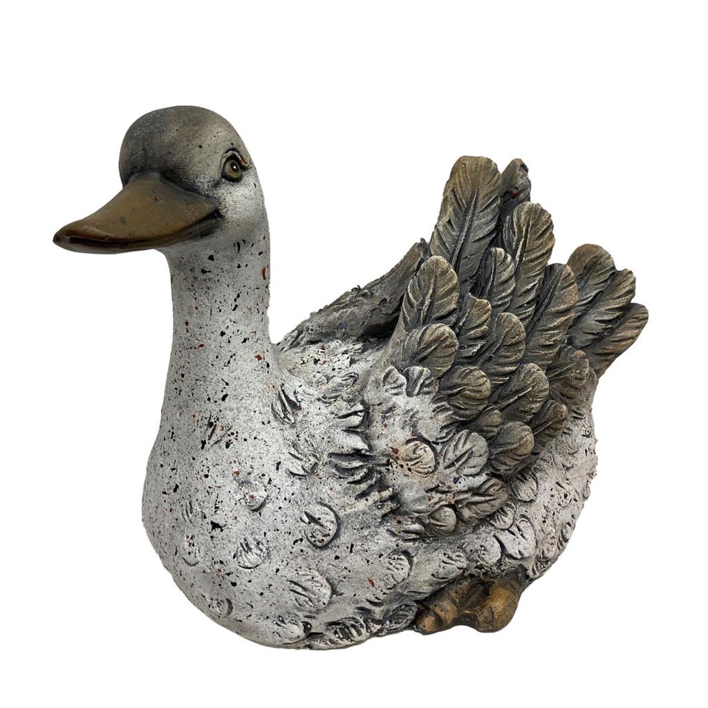 Deko Ente grau
aus Terracotta H 23.5cm