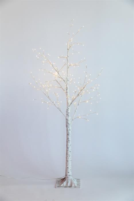 LED Birken Baum Outdoor H:120cm
mit 192 LED Microlight umringt
Warm weisses Licht