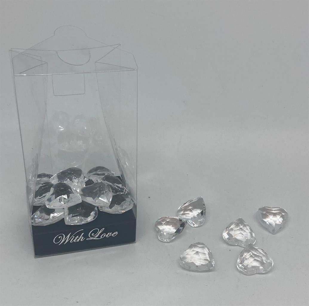 Dekosteine Strass Herzen
D 2cm Inhalt: 18 Stk