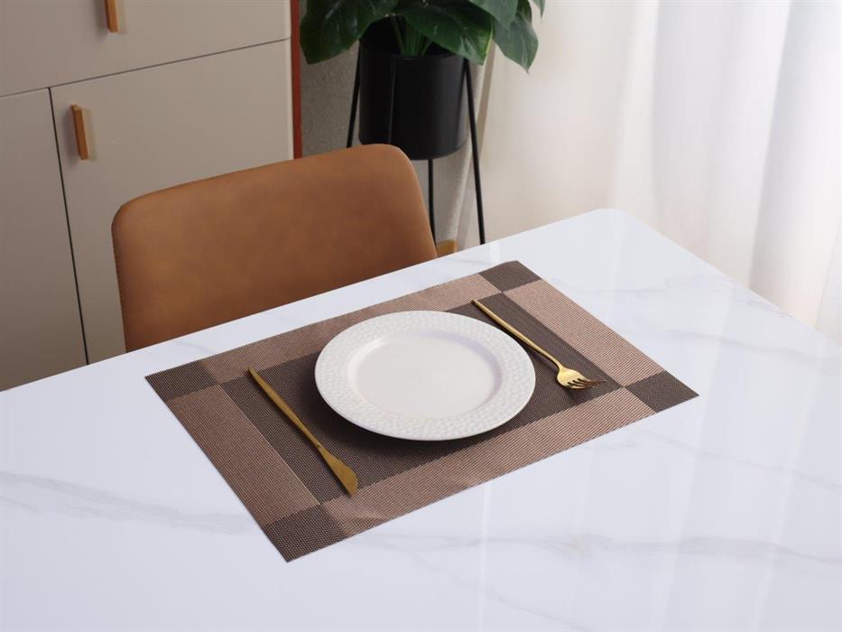 Tischset braun - dunkelbraun
45x30cm beidseitig verwendbar
