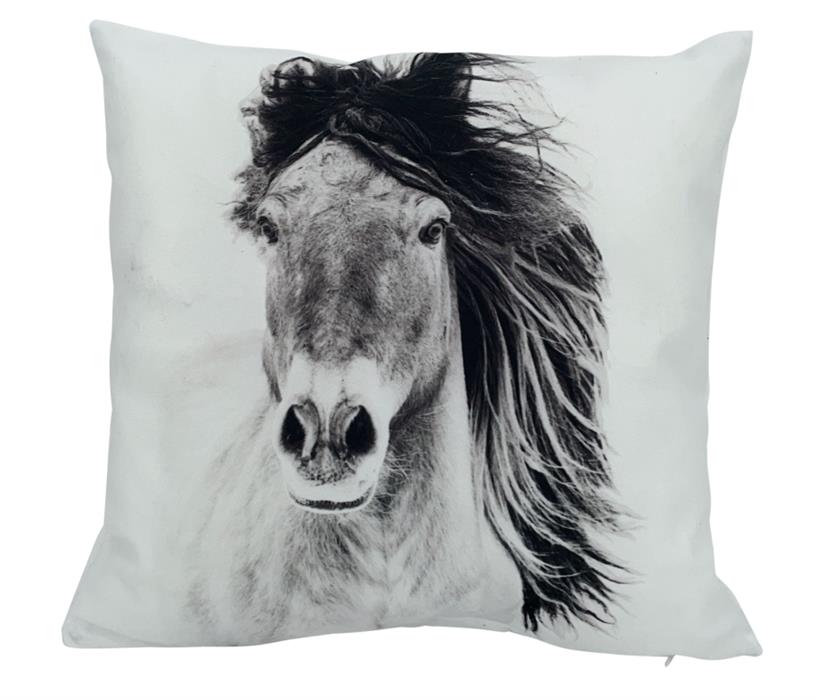 Kissen mit Pferd Motiv
mit Reisverschluss
Grösse: 40cmx40cm
Digitaldruck einseitig