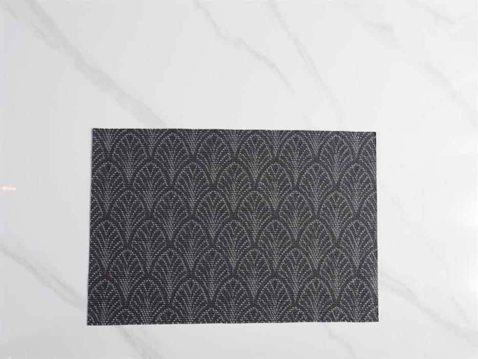 Tischset Dinner
schwarz silber Glitter
45x30cm